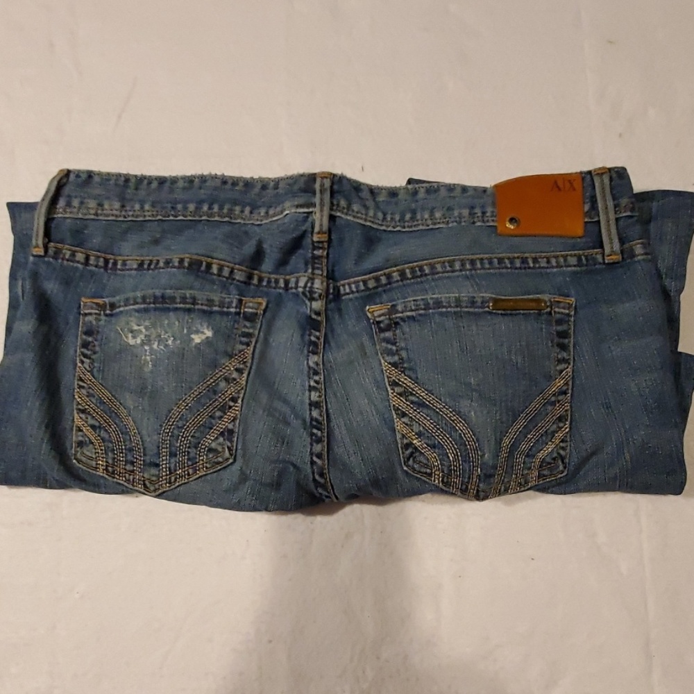 Armani Exchange Distressed Skinny Jeans Womens 8 - Picture 6 of 7